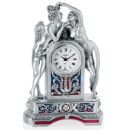 Picture Eros and Psyche - original decorative clock