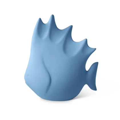 Zdjęcie Włoska figurka tropikalnej ryby z ceramiki