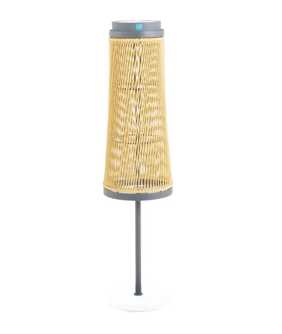 obrazek 1 Stylowa lampa solarna z grafitowego aluminium do ogrodu i na taras