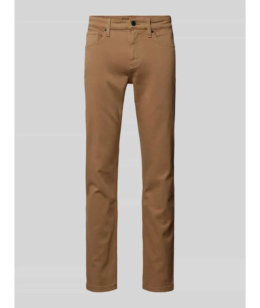 obrazek 1 Jeansy o kroju slim fit ze średnim stanem i wąską nogawką