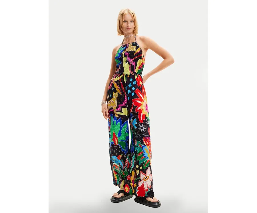obrazek 1 Desigual Kombinezon Jungle 24SWMW06 Kolorowy Relaxed Fit