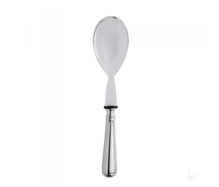 obrazek 1 Stylowa łyżka do serwowania sałatek ze srebra i plexi - Zaramella Argenti