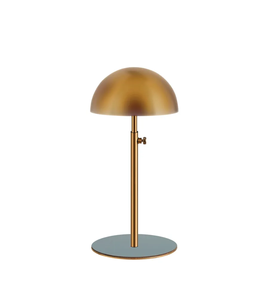 picture 1 Beautiful gold plated hat stand with light blue pastel base