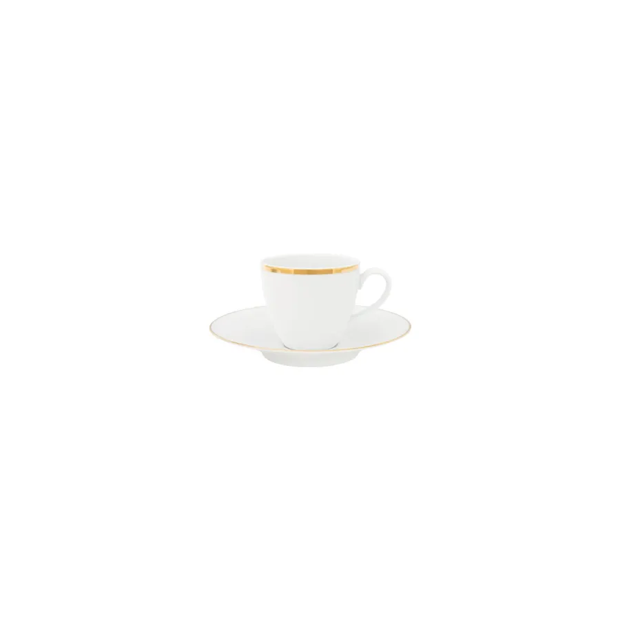 obrazek 1 Fantastyczna porcelanowa filiżanka do kawy w komplecie ze spodeczkiem - Porcel