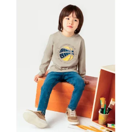 Zdjęcie Mayoral Bluzka 4050 Beżowy Regular Fit