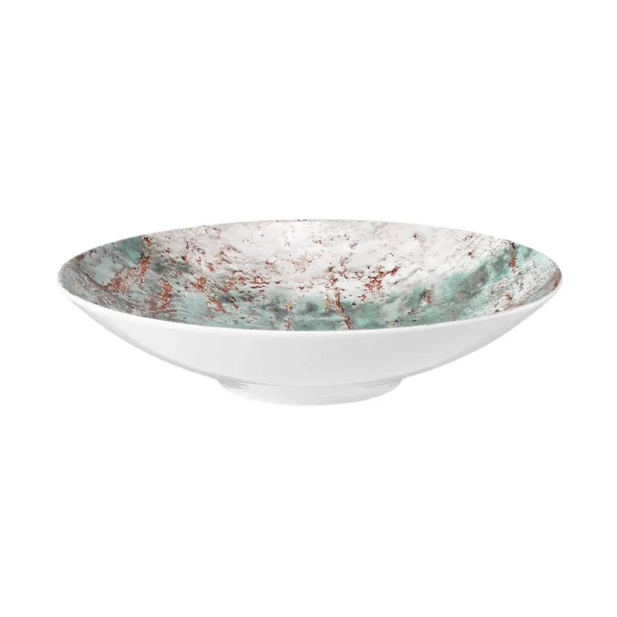 obrazek 1 Porcelanowy głęboki talerz na makaron lub zupę 23 cm z oryginalnym zdobieniem - Seltmann Weiden