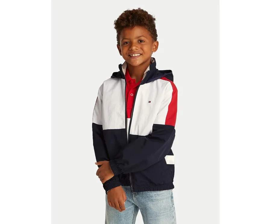 obrazek 1 Tommy Hilfiger Kurtka przejściowa KB0KB09583 Kolorowy Regular Fit