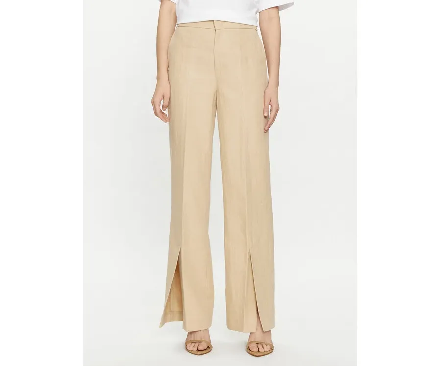 obrazek 1 TWINSET Spodnie materiałowe 241TP2562 Beżowy Regular Fit