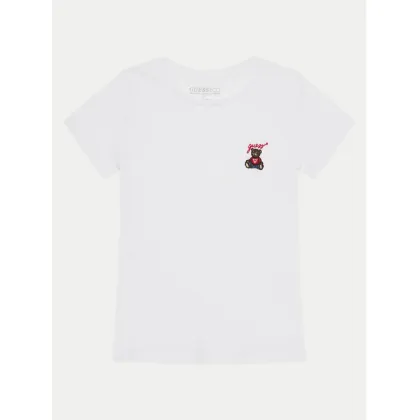 Zdjęcie Guess T-Shirt J5RI44 J1314 Biały Regular Fit