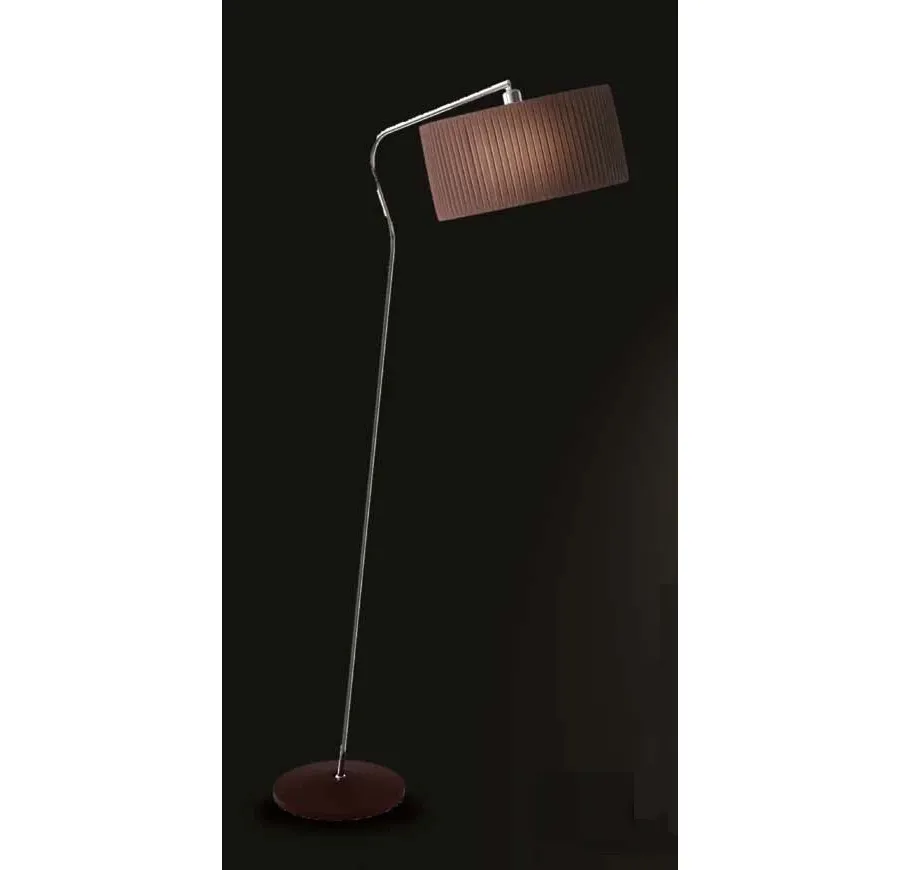 obrazek 2 Ekskluzywna mosiężna lampa ze stylowym brązowym abażurem - Luxury Products