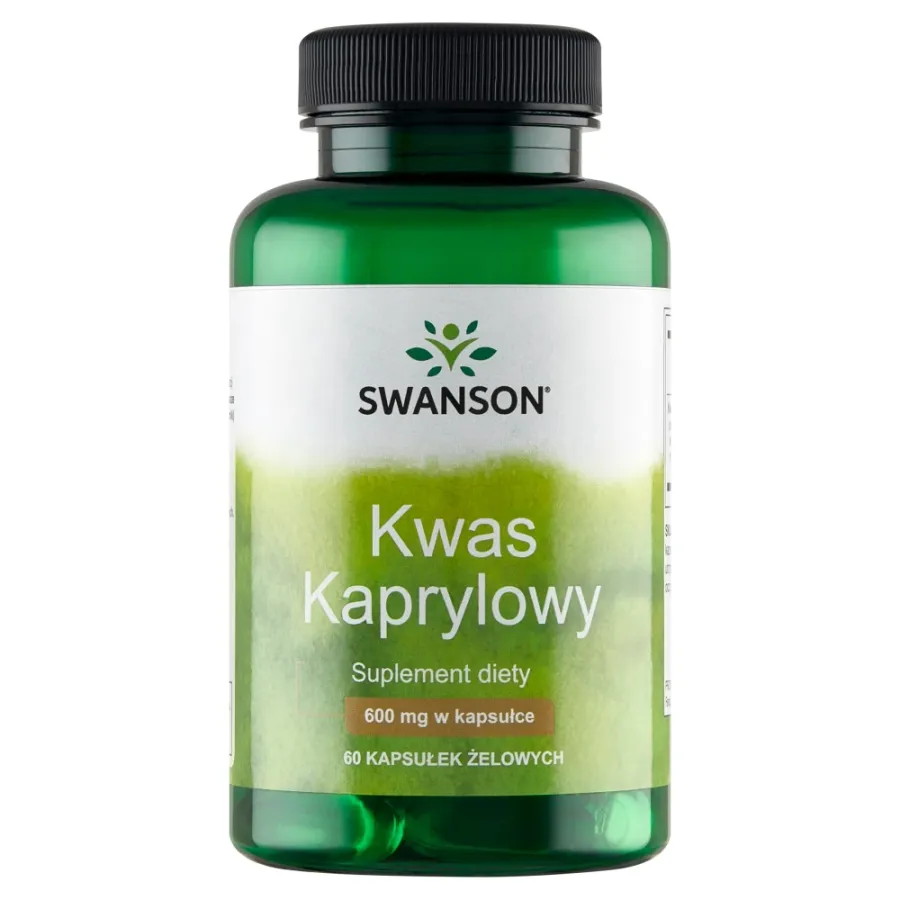 obrazek 1 Swanson Kwas kaprylowy 600 mg Suplement diety
