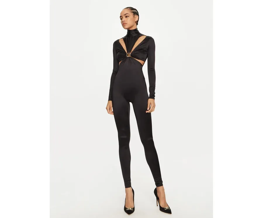 obrazek 1 Elisabetta Franchi Kombinezon TU-T32-47E2 Czarny Slim Fit