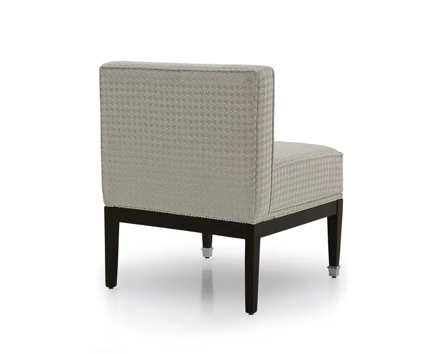 obrazek 2 Wygodne wyściełane krzesło do salonu w stylu art deco - Sevensedie