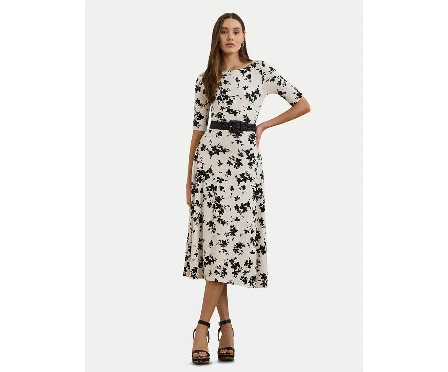obrazek 1 LAUREN RALPH LAUREN Sukienka codzienna 250964093001 Biały Regular Fit