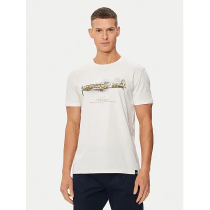 Zdjęcie Aeronautica Militare T-Shirt 241TS2256J607 Biały Regular Fit