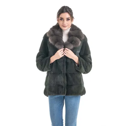 Picture Luxurious women's mink fur coat - A&A Vesa
