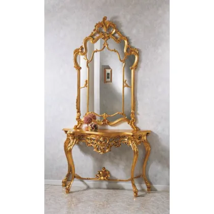 Zdjęcie Unikalna włoska barokowa konsola