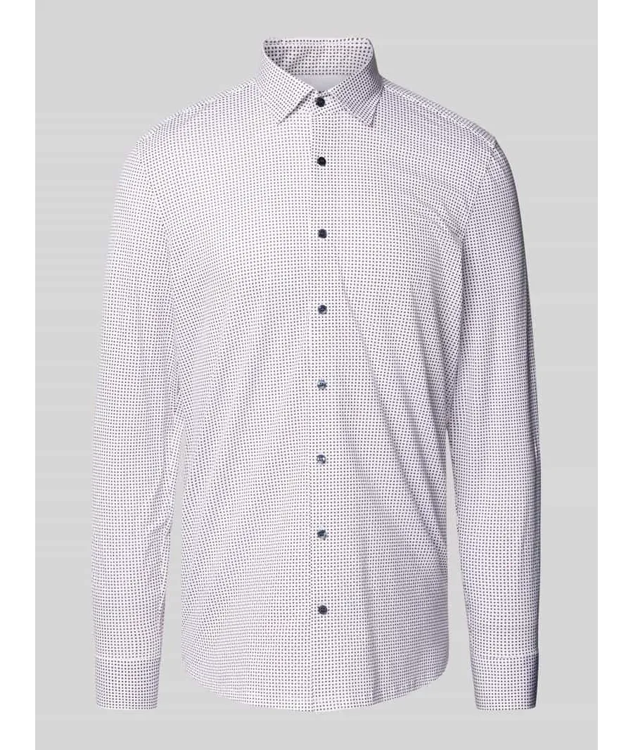 obrazek 1 Koszula biznesowa o kroju slim fit z kołnierzykiem typu kent model ‘New York’