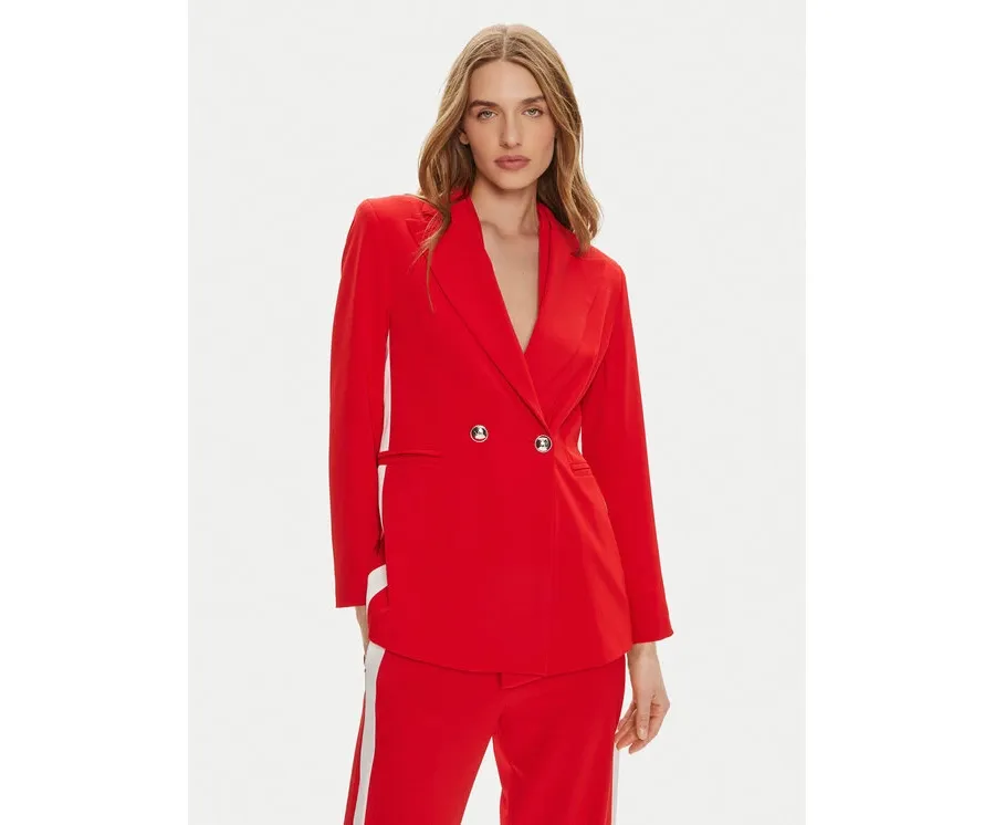 obrazek 1 Maryley Marynarka 24EB212/04FI Czerwony Regular Fit