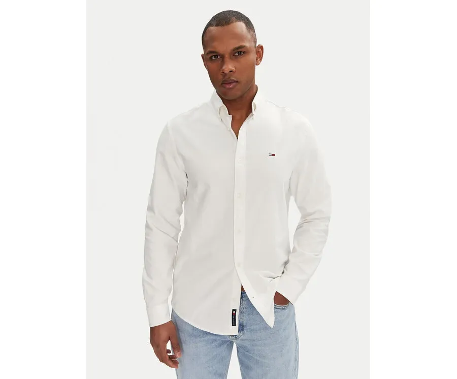 obrazek 1 Tommy Jeans Koszula DM0DM21298 Biały Regular Fit
