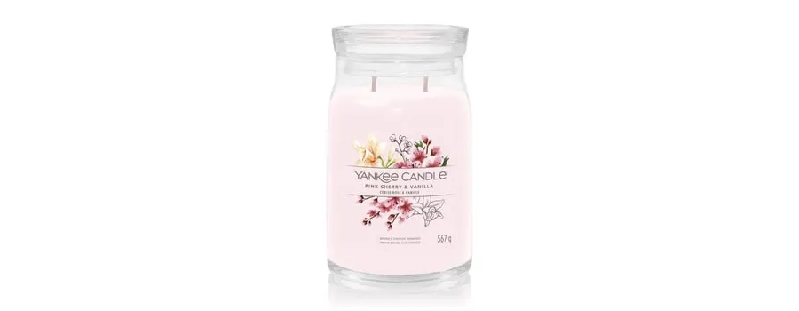 obrazek 1 Yankee Candle Pink Cherry Vanilla Świeca zapachowa 567 g