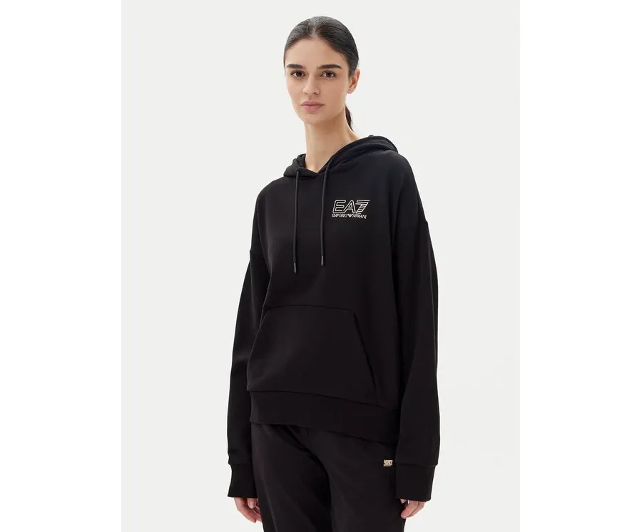 obrazek 1 EA7 Emporio Armani Bluza 7W000101 AF12473 MC004 Czarny Loose Fit