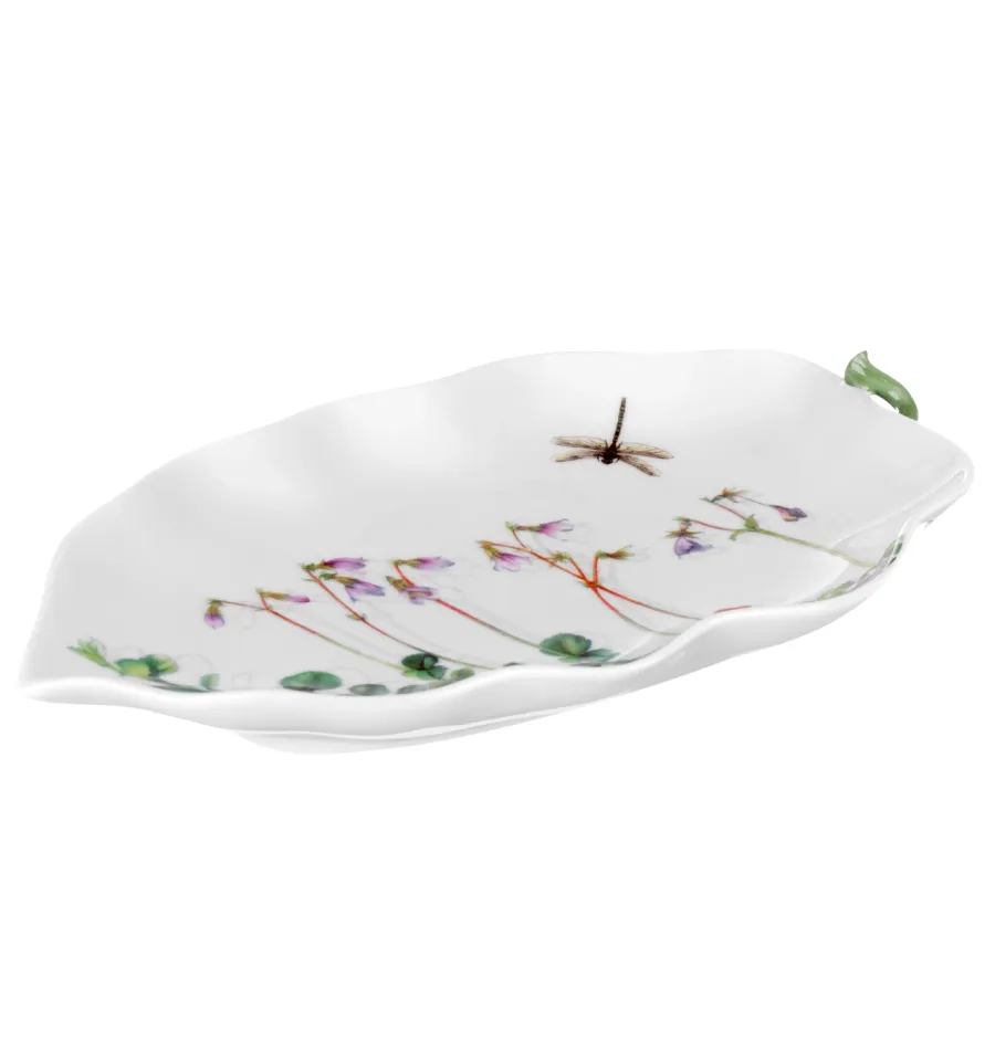obrazek 1 Ozdobny porcelanowy liść bakłażana zainspirowany wiosną - Vista Alegre