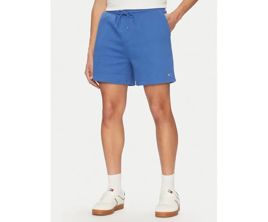 obrazek 1 Tommy Jeans Szorty sportowe Flag Beach DM0DM21931 Niebieski Regular Fit