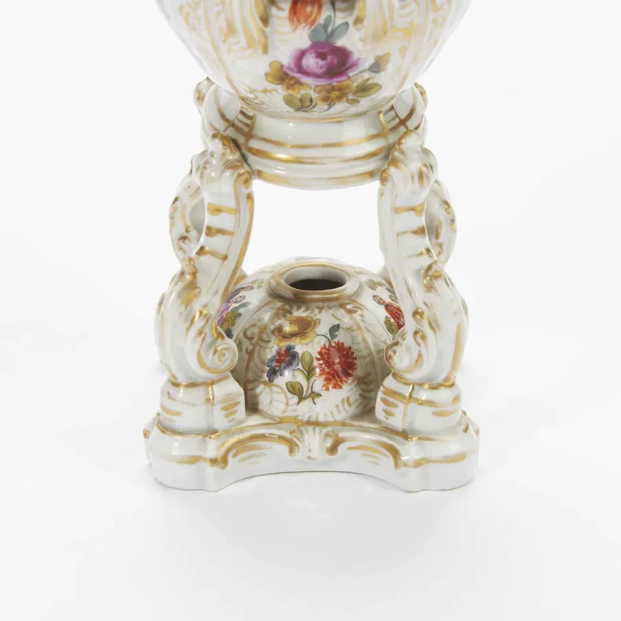 obrazek 8 Para berlińskich porcelanowych palników do perfum KPM z 1820 r.