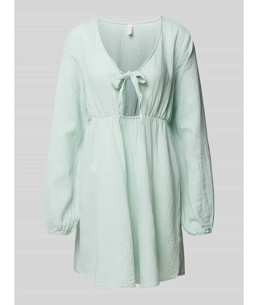 obrazek 1 Sukienka mini z bufiastymi rękawami model ‘THYRA’