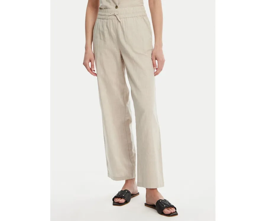 obrazek 1 Vero Moda Spodnie materiałowe Caia 10333796 Beżowy Wide Leg