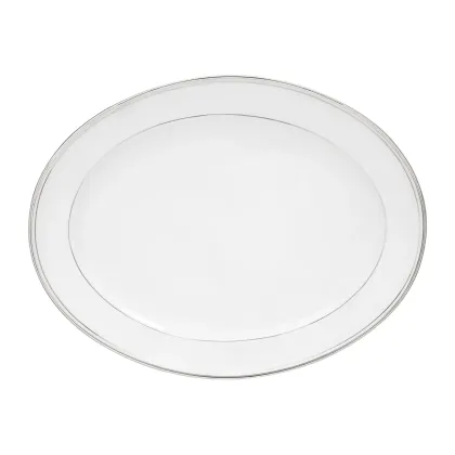 Zdjęcie Cudowny talerz owalny 35 cm Platine do jadalni