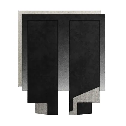Zdjęcie Stylowy dywan retro o monochromatycznych barwach