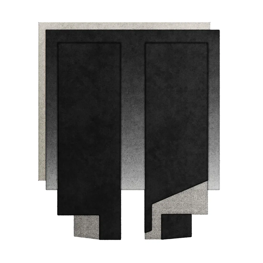 obrazek 1 Stylowy dywan retro o monochromatycznych barwach
