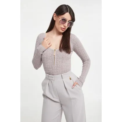 Zdjęcie Body damskie ażurowe ELISABETTA FRANCHI Elisabetta Franchi