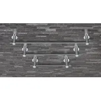 Picture Chrome-plated towel holder from the Plus collection