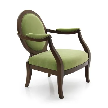 Zdjęcie Zielony wygodny fotel w stylu art deco - Sevensedie