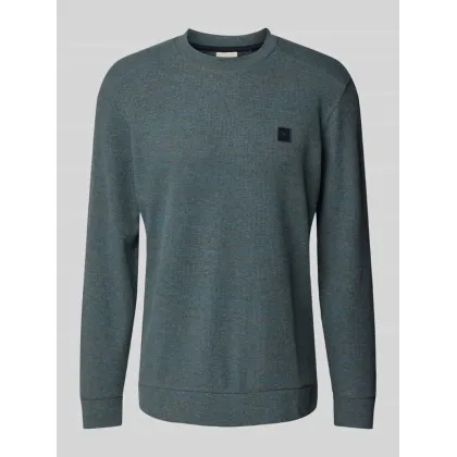 Zdjęcie Bluza o kroju regular fit z mieszanki bawełny z efektem melanżu