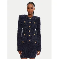 Zdjęcie Balmain Kardigan DF0SK249KH74 Granatowy Regular Fit