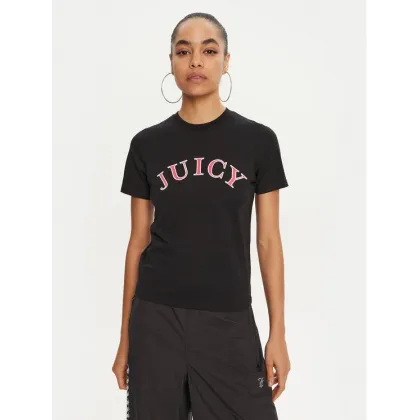Zdjęcie Juicy Couture T-Shirt College Gf JCSCT224414 Czarny Regular Fit