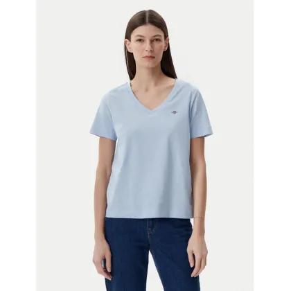 Zdjęcie Gant T-Shirt Shield 4200750 Niebieski Regular Fit