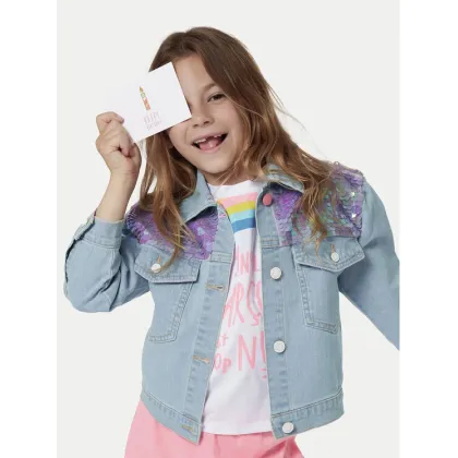 Zdjęcie Billieblush Kurtka jeansowa U20372 Niebieski Regular Fit
