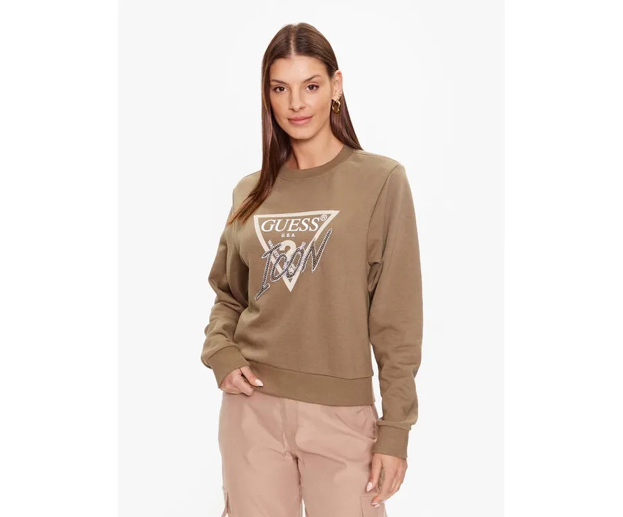 obrazek 1 Guess Bluza W3YQ01 KB683 Zielony Regular Fit