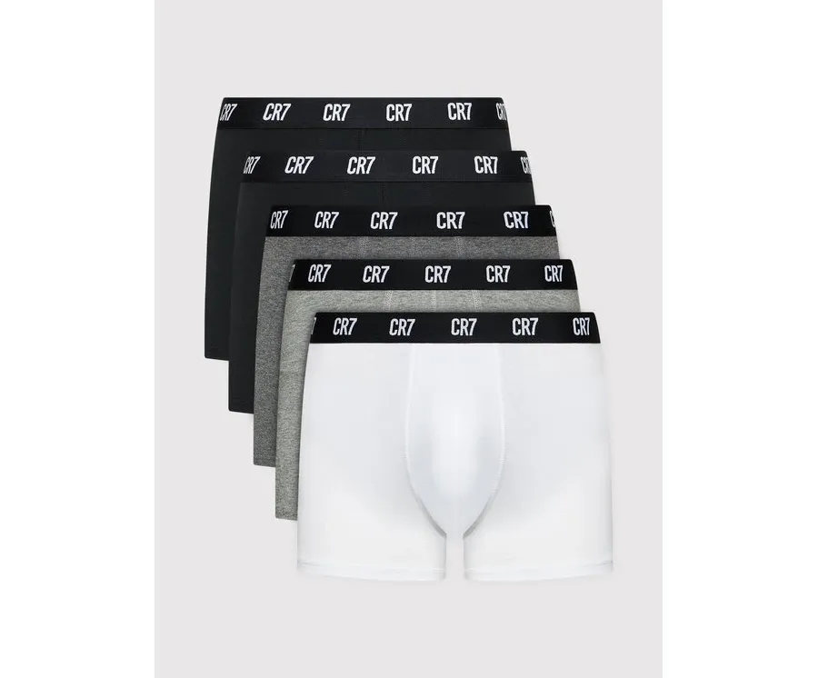 obrazek 1 Cristiano Ronaldo CR7 Komplet 5 par bokserek Basic Trunk 5-Pack 8106-49-2400 Szary