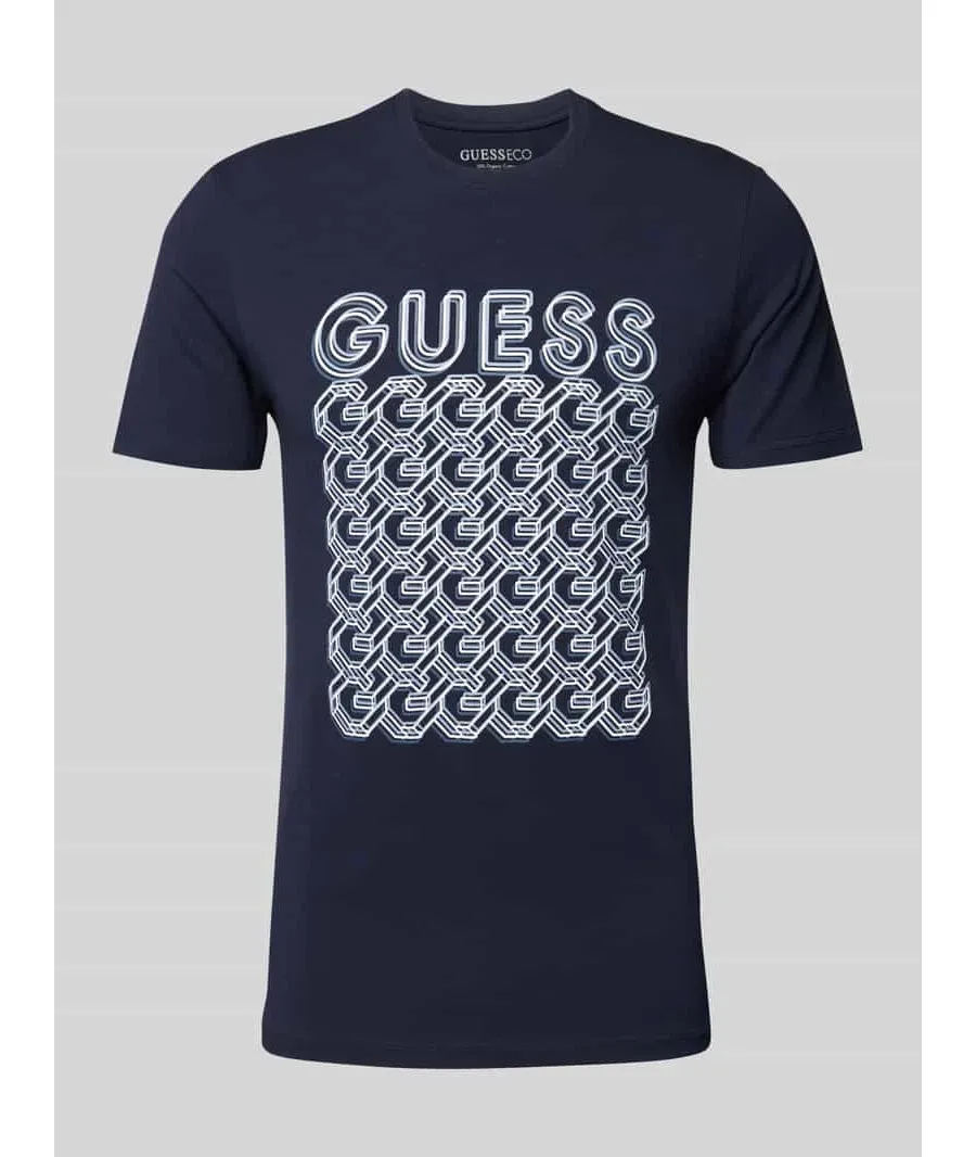 obrazek 1 T-shirt z nadrukiem z logo model ‘CHAIN’