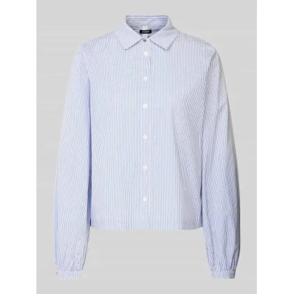 Zdjęcie Bluzka koszulowa o kroju regular fit z bufiastymi rękawami model ‘Bella’