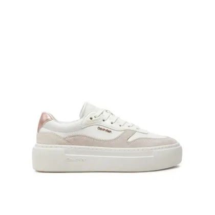 Zdjęcie Calvin Klein Sneakersy Ff Cupsole Lace Up W/Ml Mix M HW0HW02125 Biały