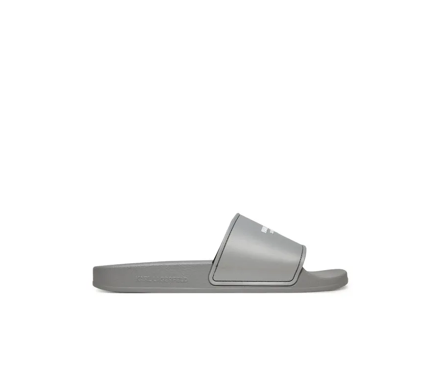 obrazek 1 KARL LAGERFELD Klapki KL70008A Szary