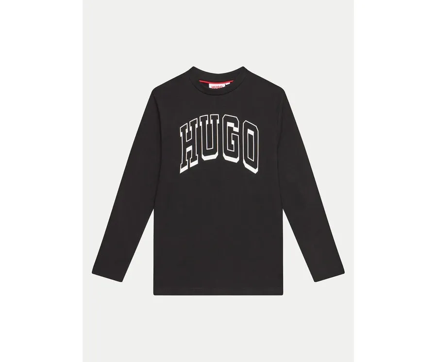 obrazek 1 Hugo Bluzka G00148 D Czarny Regular Fit HUGO