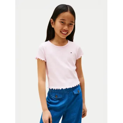 Zdjęcie Tommy Hilfiger T-Shirt Essential KG0KG08590 Różowy Regular Fit